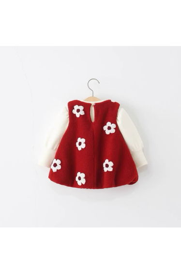 Baby Girl Flower Bow Sleeveless Dress