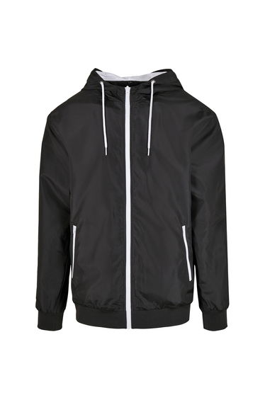 Mens Windrunner Recycled Jacket - Black/White