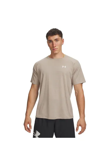 Under Armour Mens 2.0 T-Shirt - Timber Wolf/Black