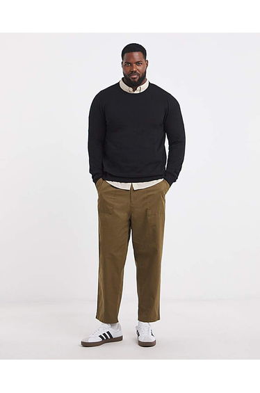Cotton Crew Neck Jumper