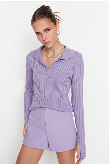 Sweater - Purple - Regular fit