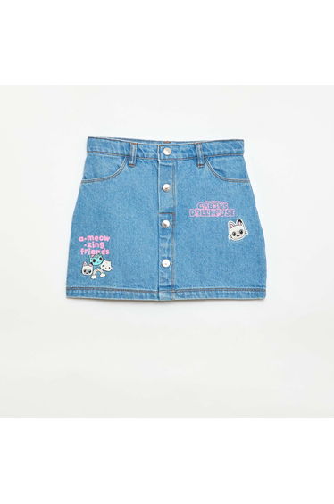 Gabby's Dollhouse' denim skirt BLUE