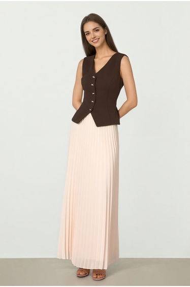 Cocoa V-Neck Vest