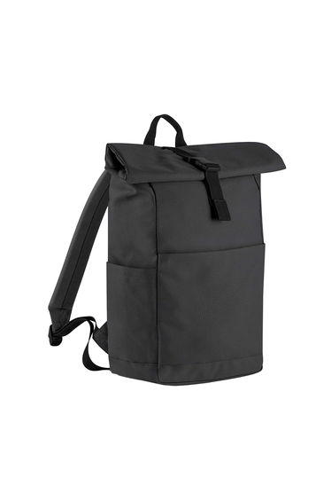 Bagbase Premium Roll Top Recycled Backpack - Graphite Grey