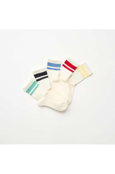 5-Pack Cotton Socks WHITE