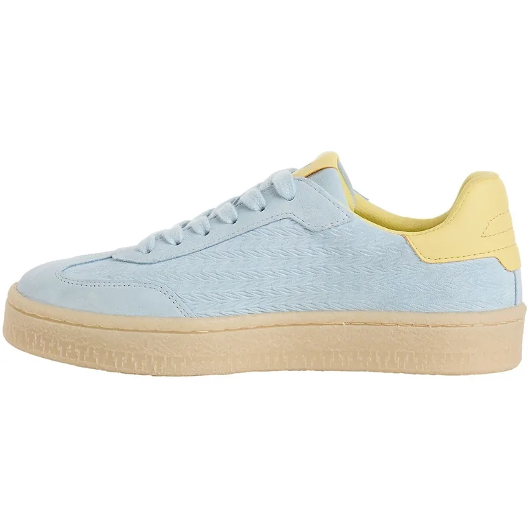Leather Trainers with Honey-Coloured Sole - 3