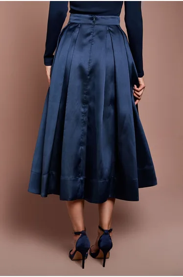 تنورة كوست فاشن ميداكسي ستان كحلية