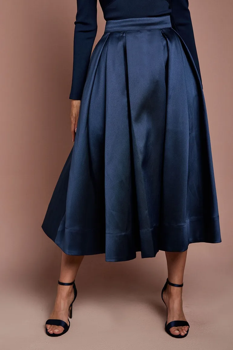 Twill Full Volume Skirt - 1