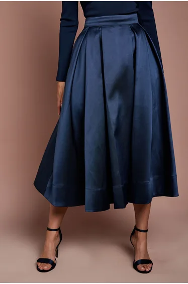 تنورة كوست فاشن ميداكسي ستان كحلية