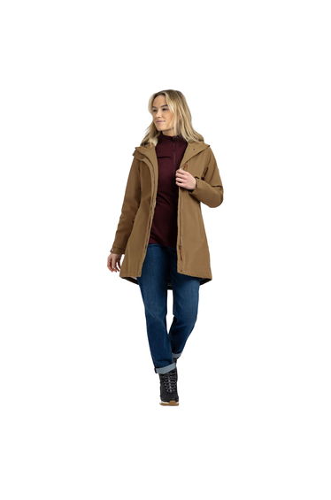 Trespass Womens/Ladies Risha TP50 Fleece Lined Waterproof Jacket - Dark Olive