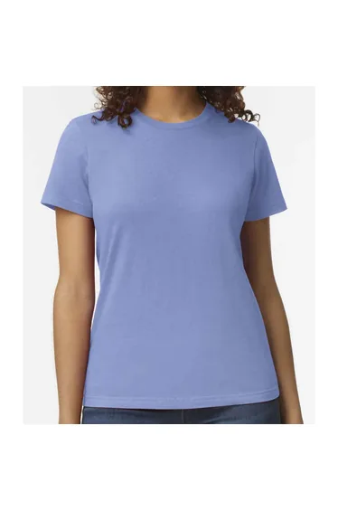 Gildan Womens/Ladies Soft Midweight T-Shirt - Violet