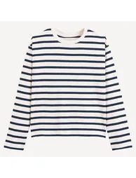 Breton Striped Long Sleeve T-Shirts - 1