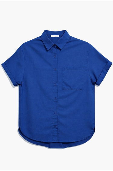 MIXRAY Short Sleeve Shirt with Pockets