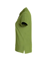 Clique Womens/Ladies Plain Polo Shirt - Army Green - 2