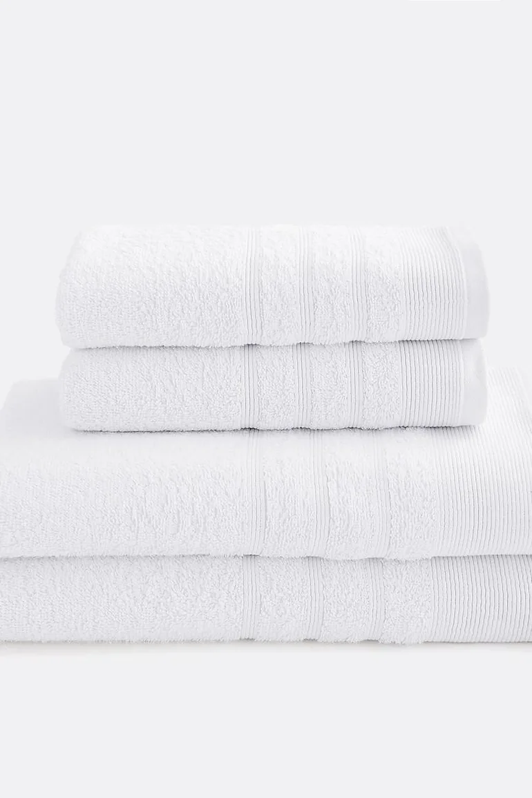 Zavara Towels in Towelling 600g in Set of 4
