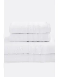 Zavara Towels in Towelling 600g in Set of 4