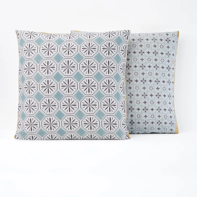 SALERNES Printed Cotton Pillowcase - 1