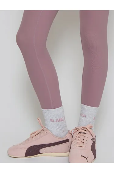 Blanca Sport Girls Logo Socks in Grey