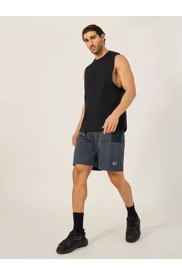 Color Block Regular Fit Shorts
