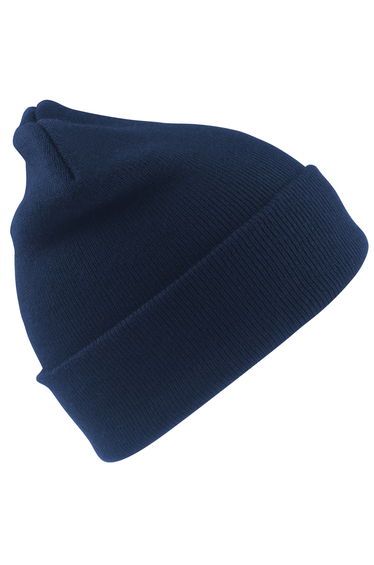 Result Wooly Heavyweight Knit Thermal Winter/Ski Hat - Navy Blue