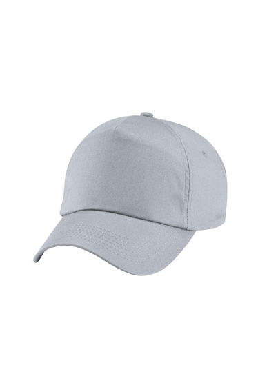 Beechfield Childrens/Kids Original 5 Panel Cap - Light Grey