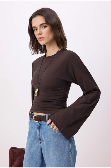 Brown Blouse