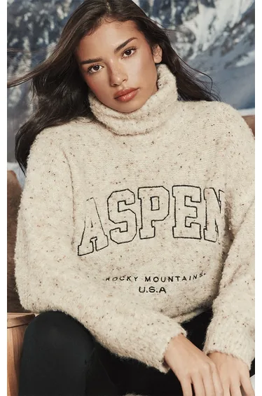 سترة بريتي ليتل ثينق بيج محبوك بأكمام طويلة