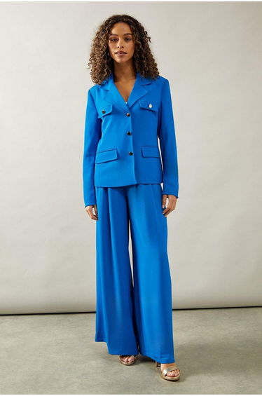 Four Pocket Button Through Blazer