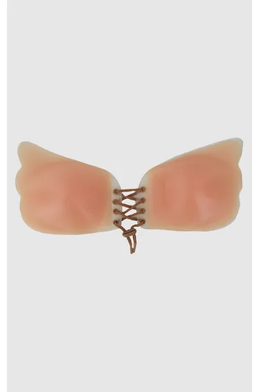 PrettyLittleThing Nude Silicone Push Up Stick On Bra
