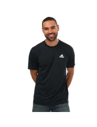 Men's adidas AEROREADY D2M Sport T-Shirt in Blue