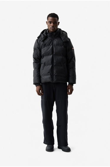 Hunter Wiley Sonic Welded PU Puffer Jacket Black