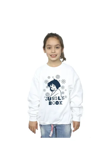 Jungle Book Girls Mowgli Flowers Sweatshirt