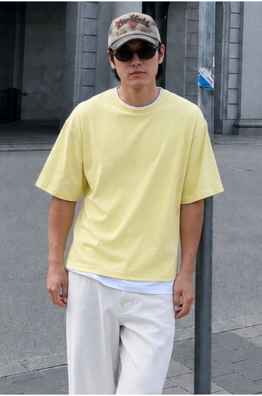 Men's Oversize Yellow T-Shirt