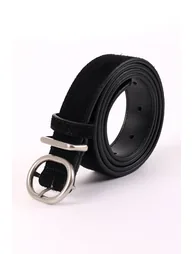 Belt With Oval Buckle - 3