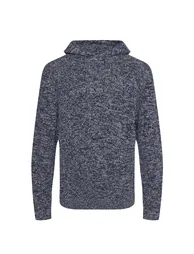 Ecologie Adults Unisex Iguazu Knitted Hoodie - Navy/Heather