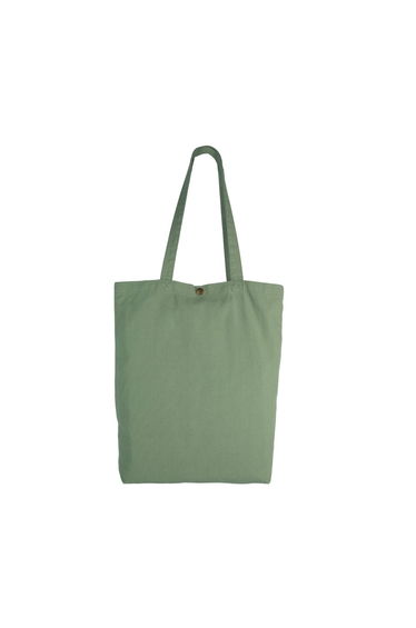 Kimood Cotton Washed 13L Tote Bag - Green Clay