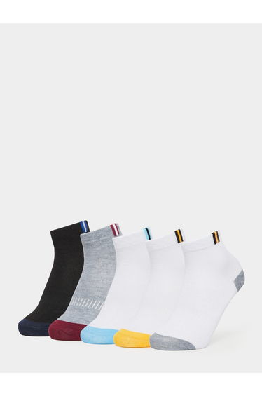 Pack of 5 - Striped Detail Ankle Socks