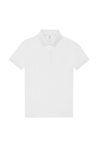 B&C Womens/Ladies My 210 Polo Shirt - White