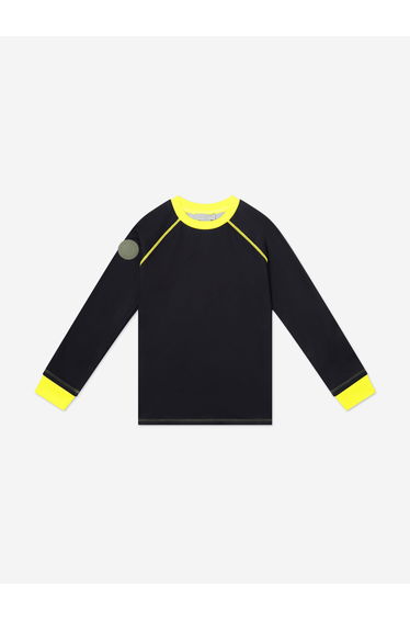 Stella McCartney Boys Thermal Ski Top in Black