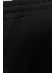 Black Men's Plus Size Regular/Regular Fit Color Block Detailed Shorts. - 7