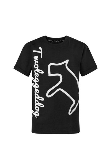 Two Legged Dog Boys Logo T-Shirt - Black