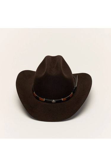 Brown Wool Western Cattleman Cowboy Hat