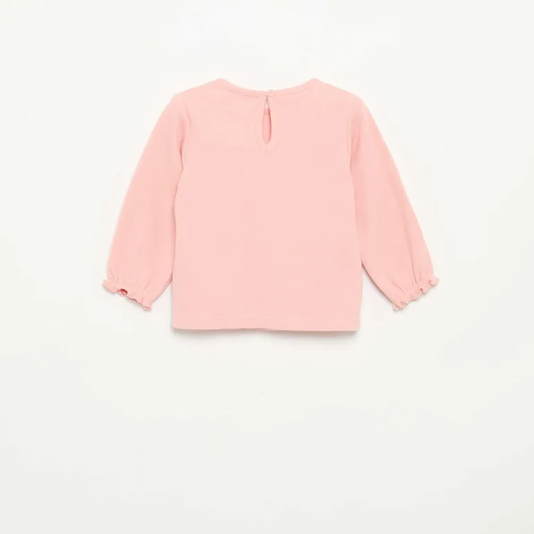 2-piece set - Long-sleeved T-shirt + leggings PINK - 2