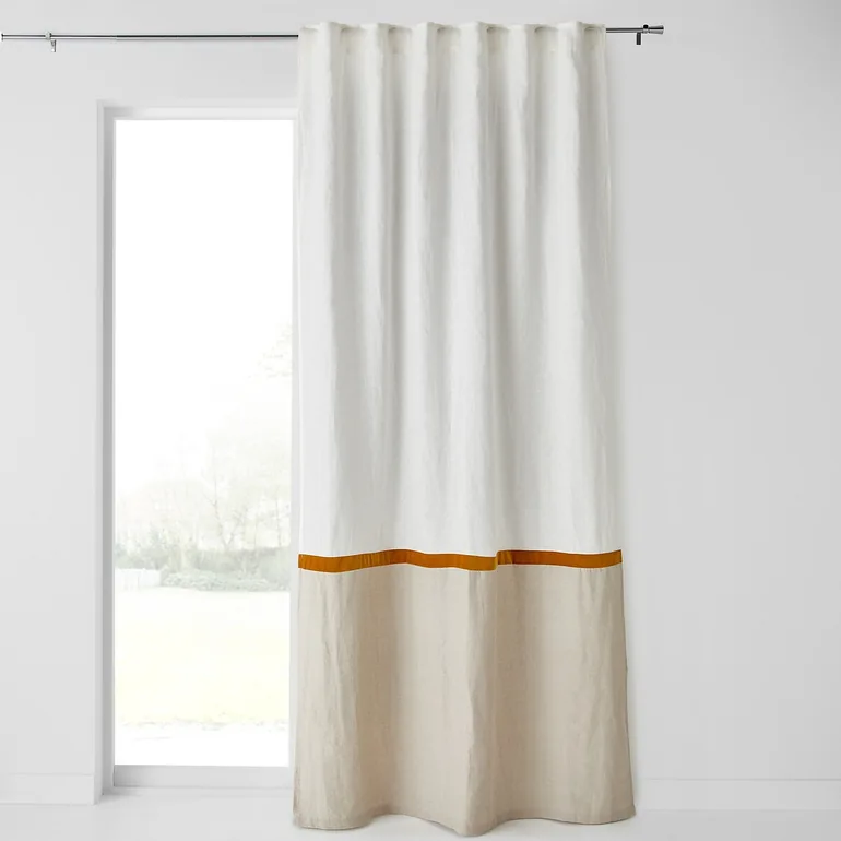 Onega x Velvet Linen / Velvet Curtain with Hidden Tabs