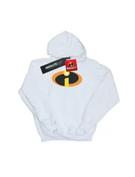 Disney Girls The Incredibles Costume Logo Hoodie - White