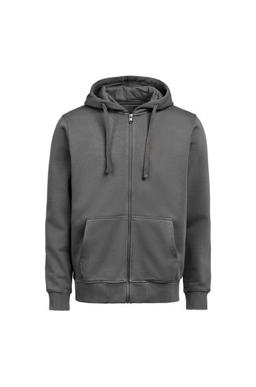 Untagged Movement Regular Full Zip Hoodie - Charcoal