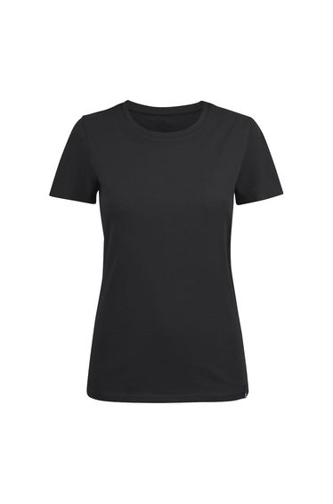 Harvest Womens/Ladies American U T-Shirt - Black