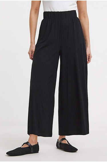 V/E Wide Leg Culottes