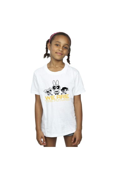 The Powerpuff Girls Girls We Are The Future Cotton T-Shirt - White