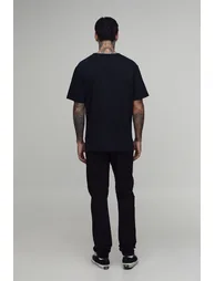 Tall Essential Slim Fit Pleat Front Chino - black - 2